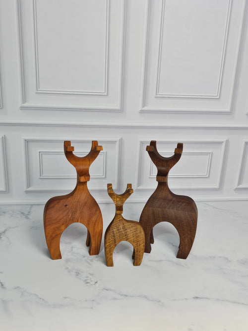 Bandsaw Reindeer Plans & Printable Templates – 3 Designs 2 Sizes (PDF)