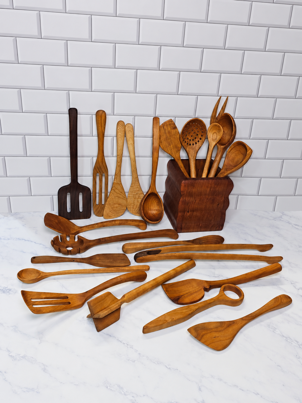 22-Piece Kitchen Utensil Woodworking Plans Bundle | Printable PDF Templates