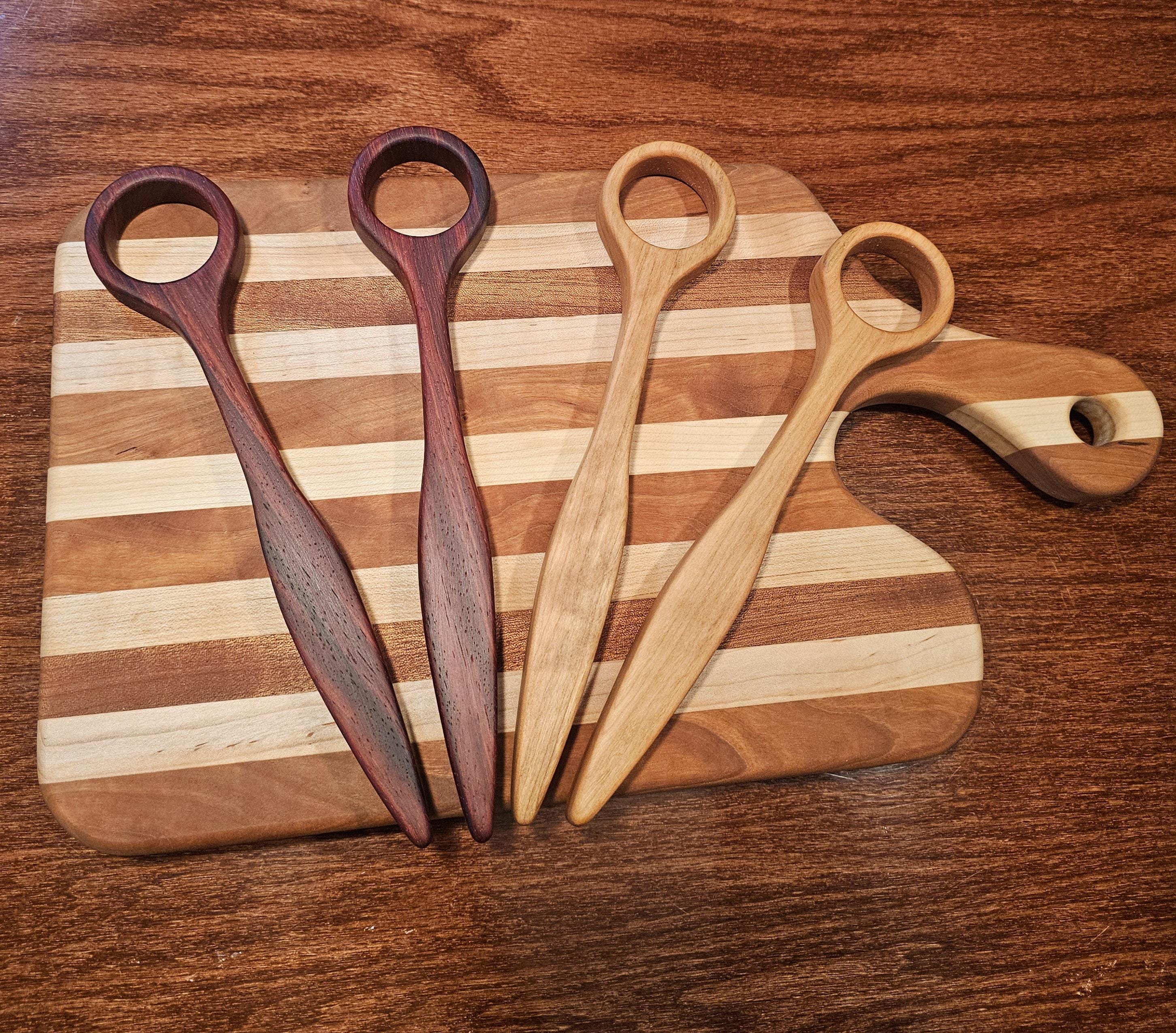 Danish Dough Whisk Woodworking Template – Printable PDF Plan – finished wood project photo