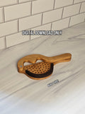 Wooden Can Strainer Template | Printable Woodworking Plans | PDF Download – finished wood project photo