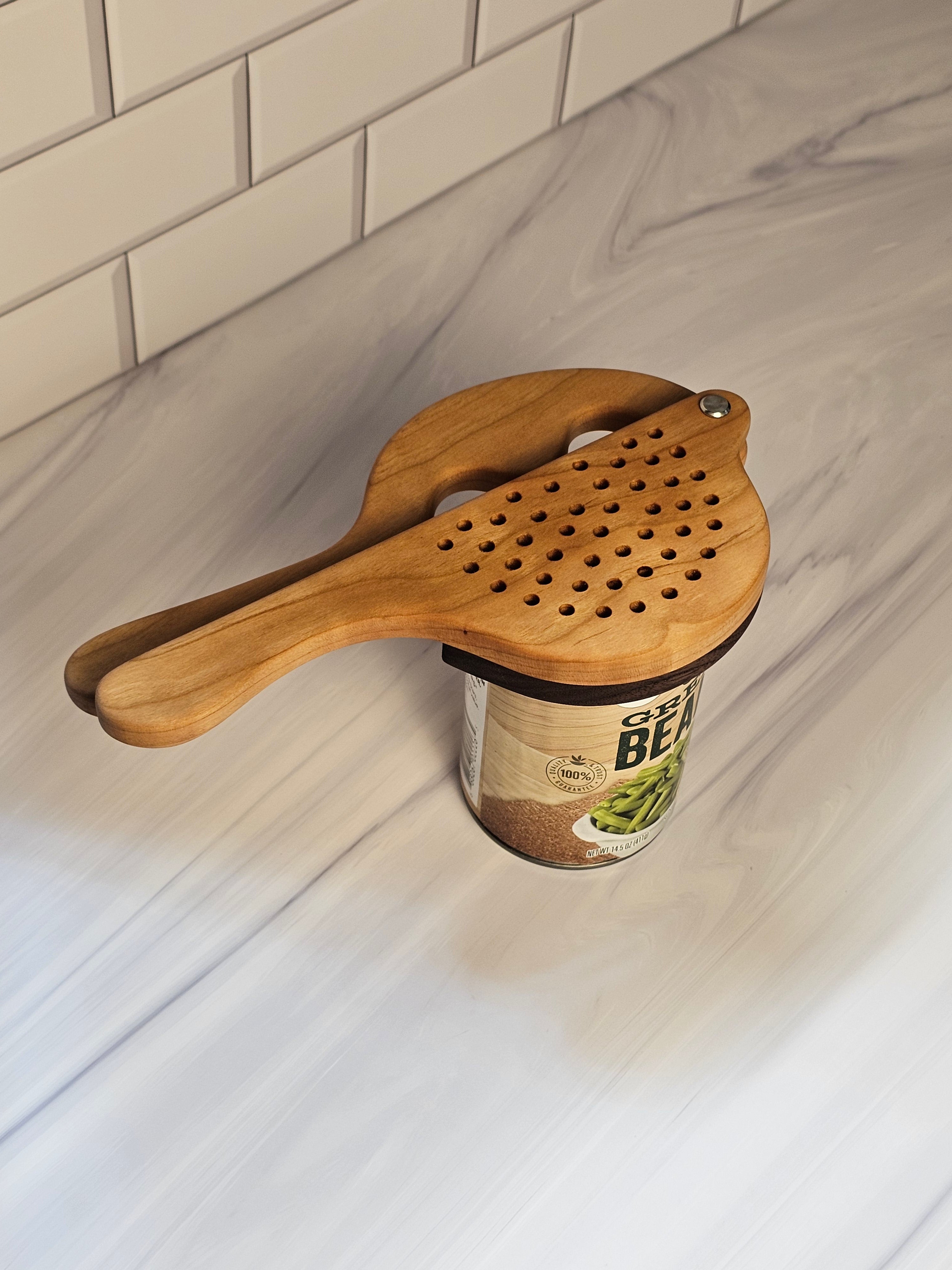 Wooden Can Strainer Template | Printable Woodworking Plans | PDF Download – alternate angle