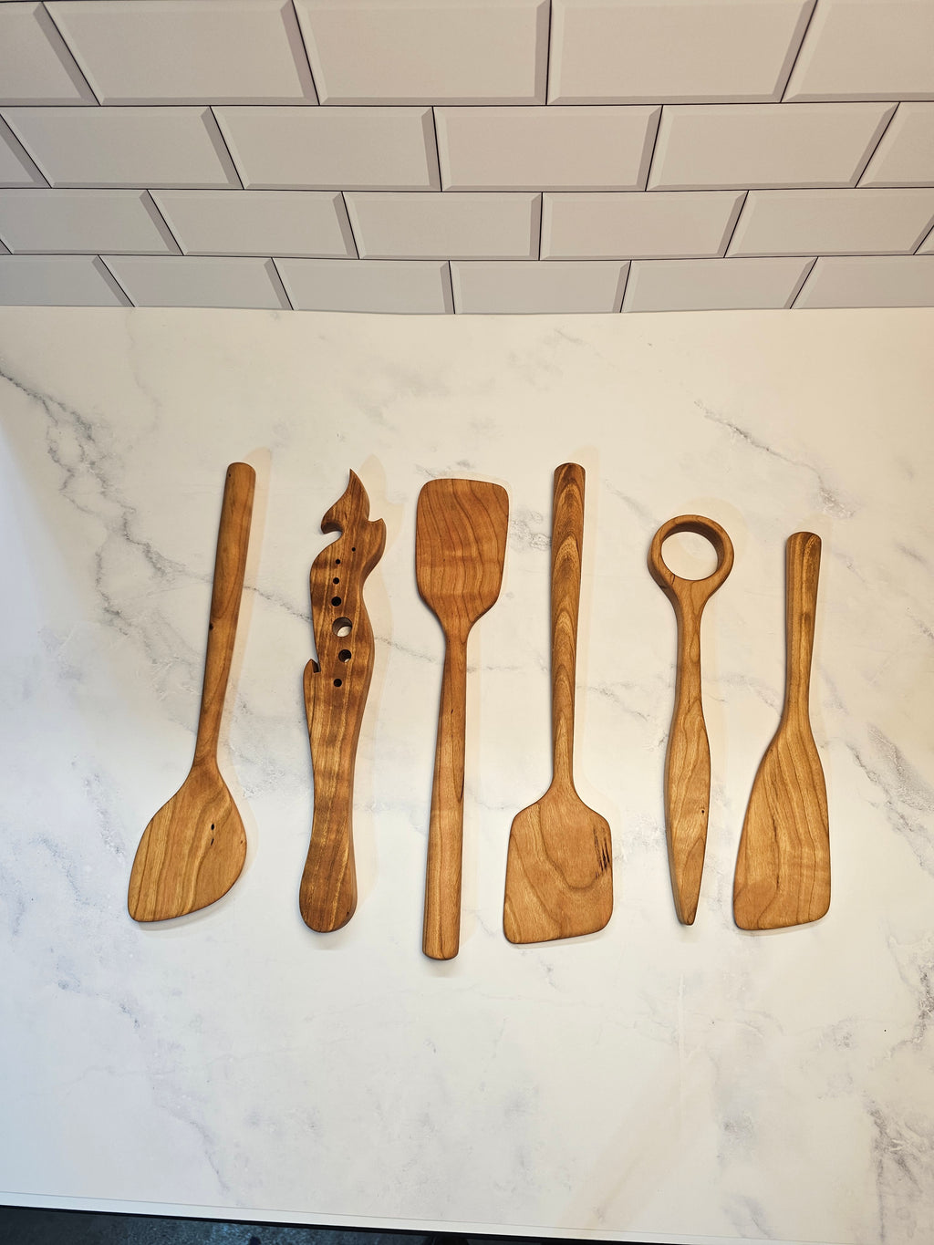 Wooden Kitchen Utensil Templates Bundle – Jigsaw-Friendly Plans (PDF Download) – alternate angle