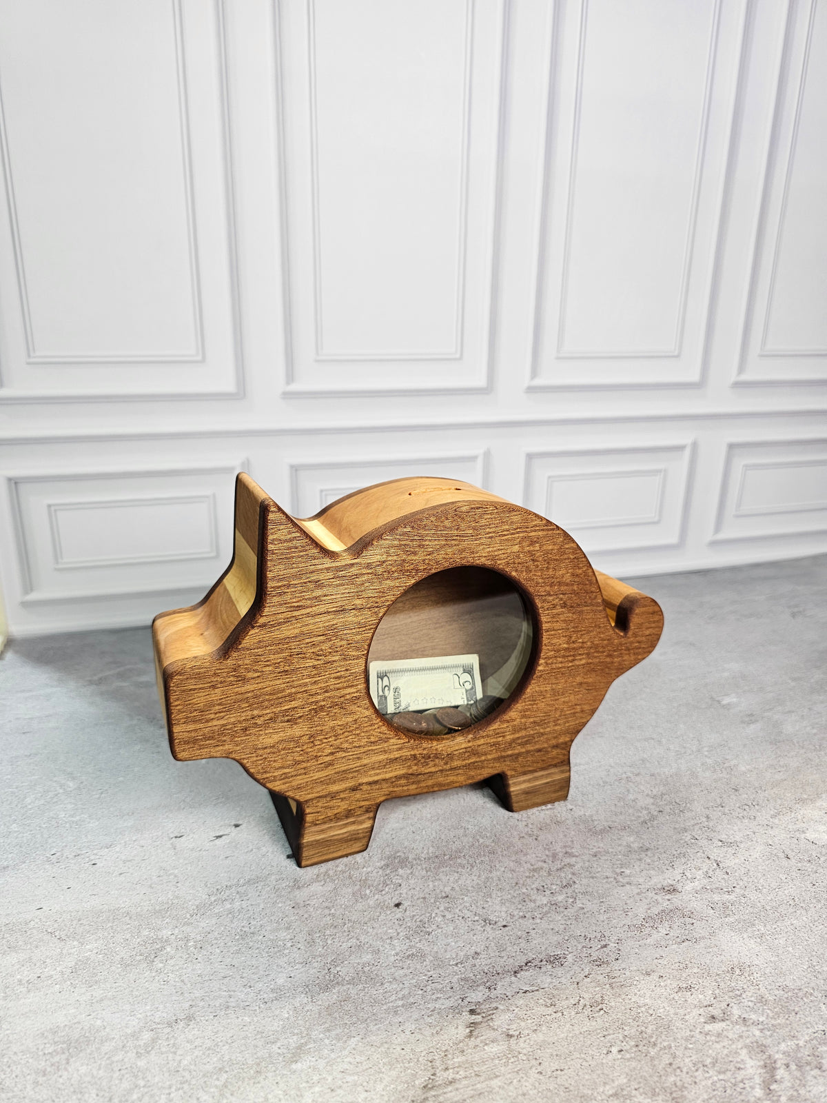 Wooden Piggy Bank Digital Woodworking Plan & PDF Template