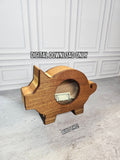 Wooden Piggy Bank Digital Woodworking Plan & PDF Template