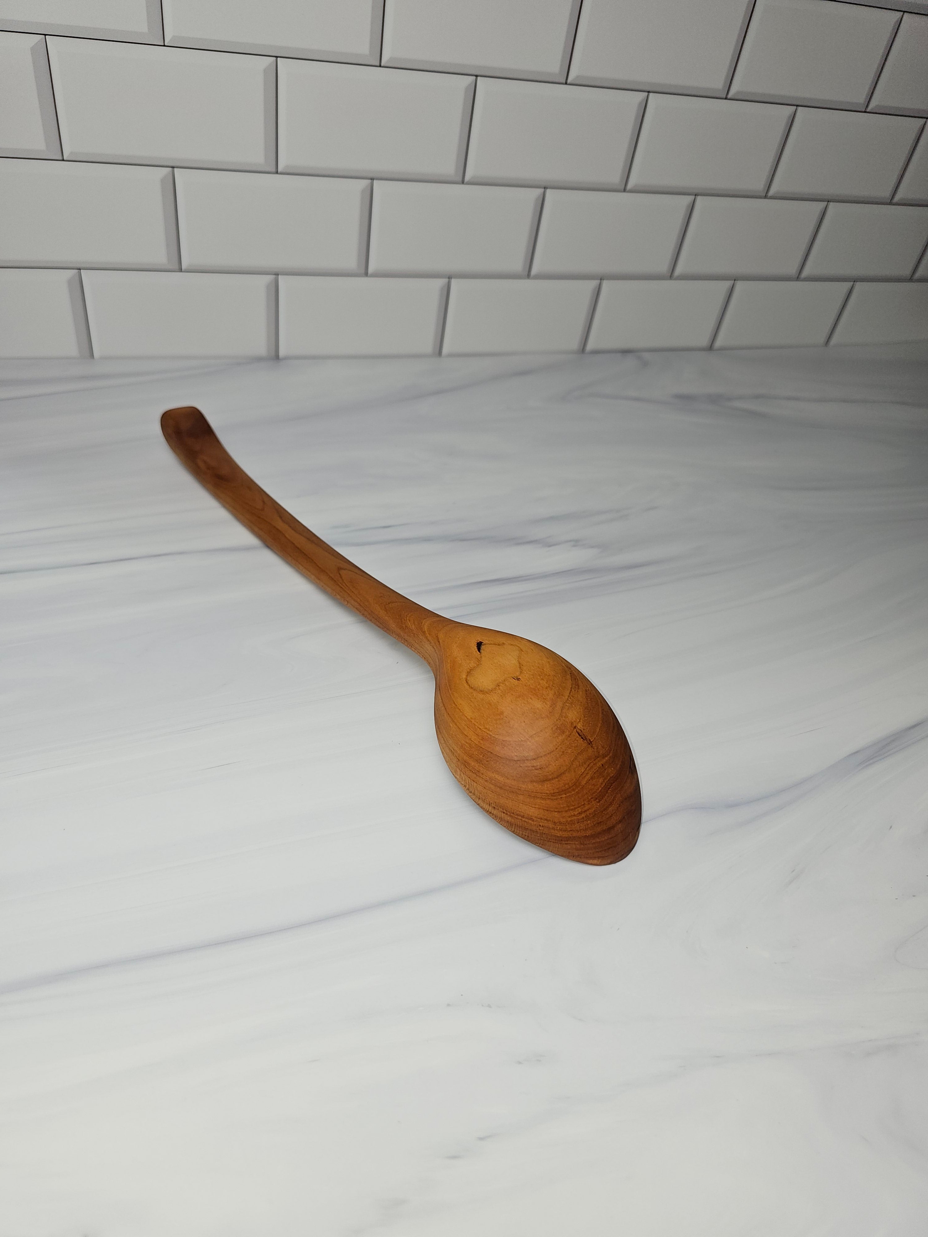 Wooden Serving Spoon Template – Printable Woodworking PDF Pattern
