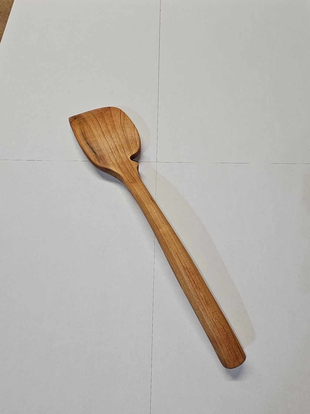 Wooden Bowl Scraper Spatula Template – DIY Woodworking Plan PDF – alternate angle