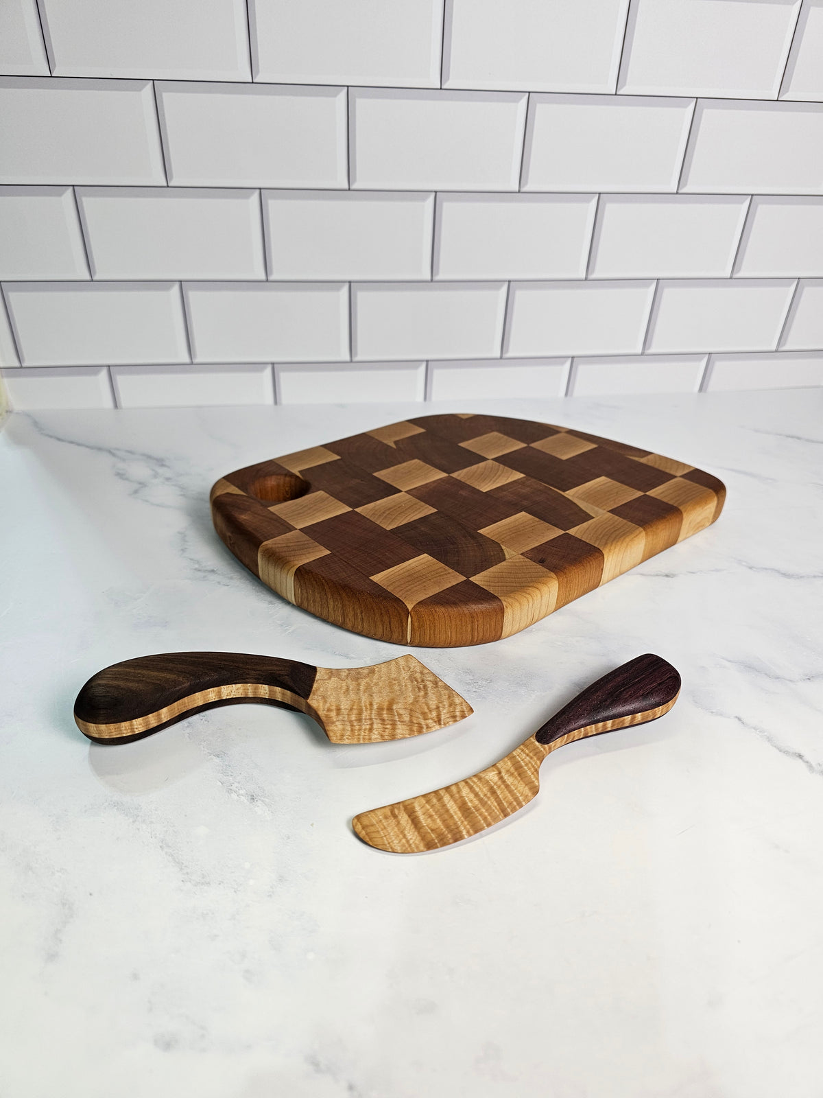 Wooden Cheese Knife, Spreader & Board Plans – 3-Piece PDF Set