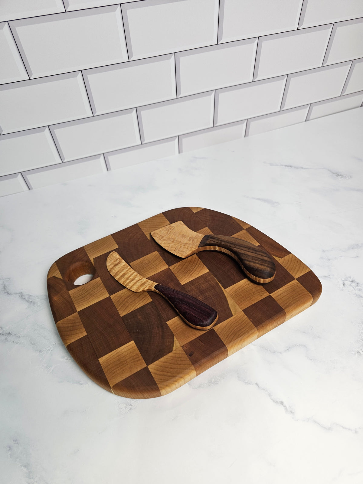 Wooden Cheese Knife, Spreader & Board Plans – 3-Piece PDF Set