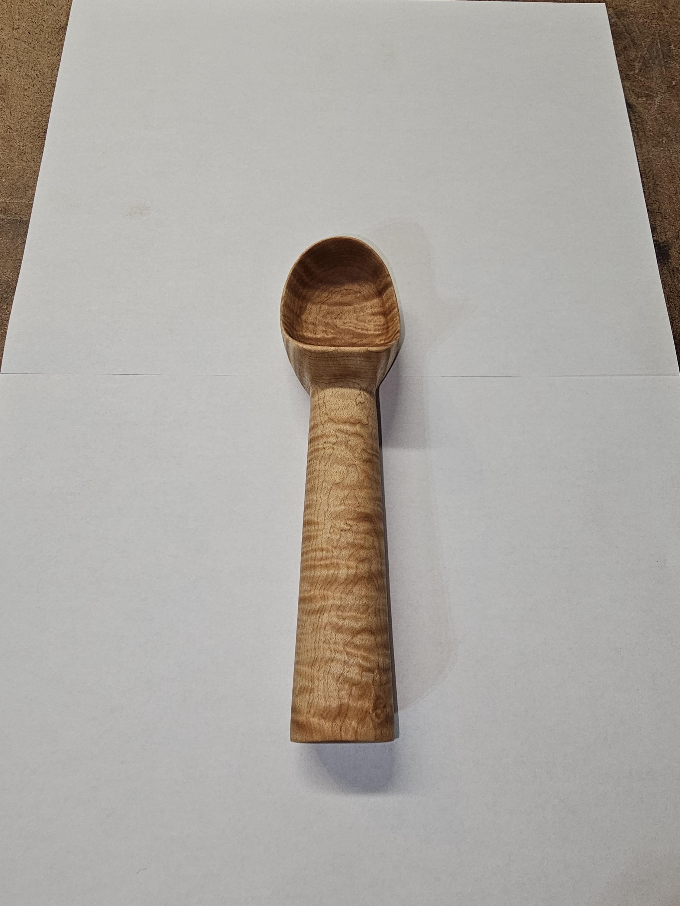 Wooden Ice Cream Scoop Template – DIY Woodworking Plan PDF – finished wood project photo