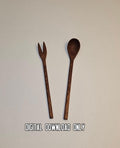 Mini Wooden Spoon & Fork Template Set – DIY Woodworking Plans PDF – finished wood project photo
