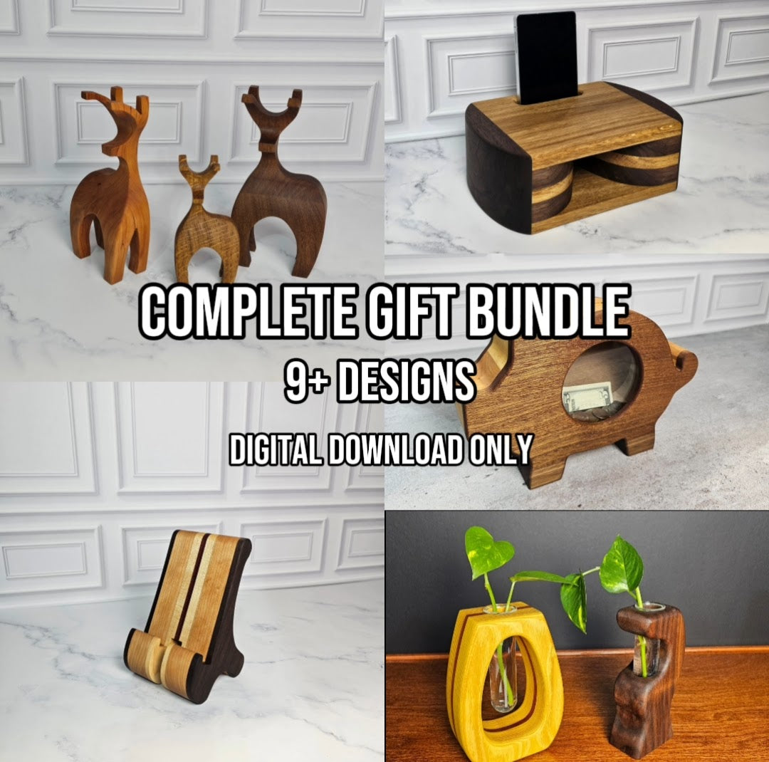 Woodworking Gift Plans Bundle – 9 PDF Project Sets