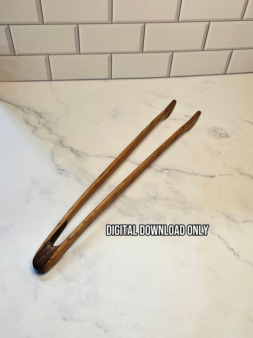 Wooden Grill Tongs Template – DIY BBQ Woodworking Plans (PDF Download)