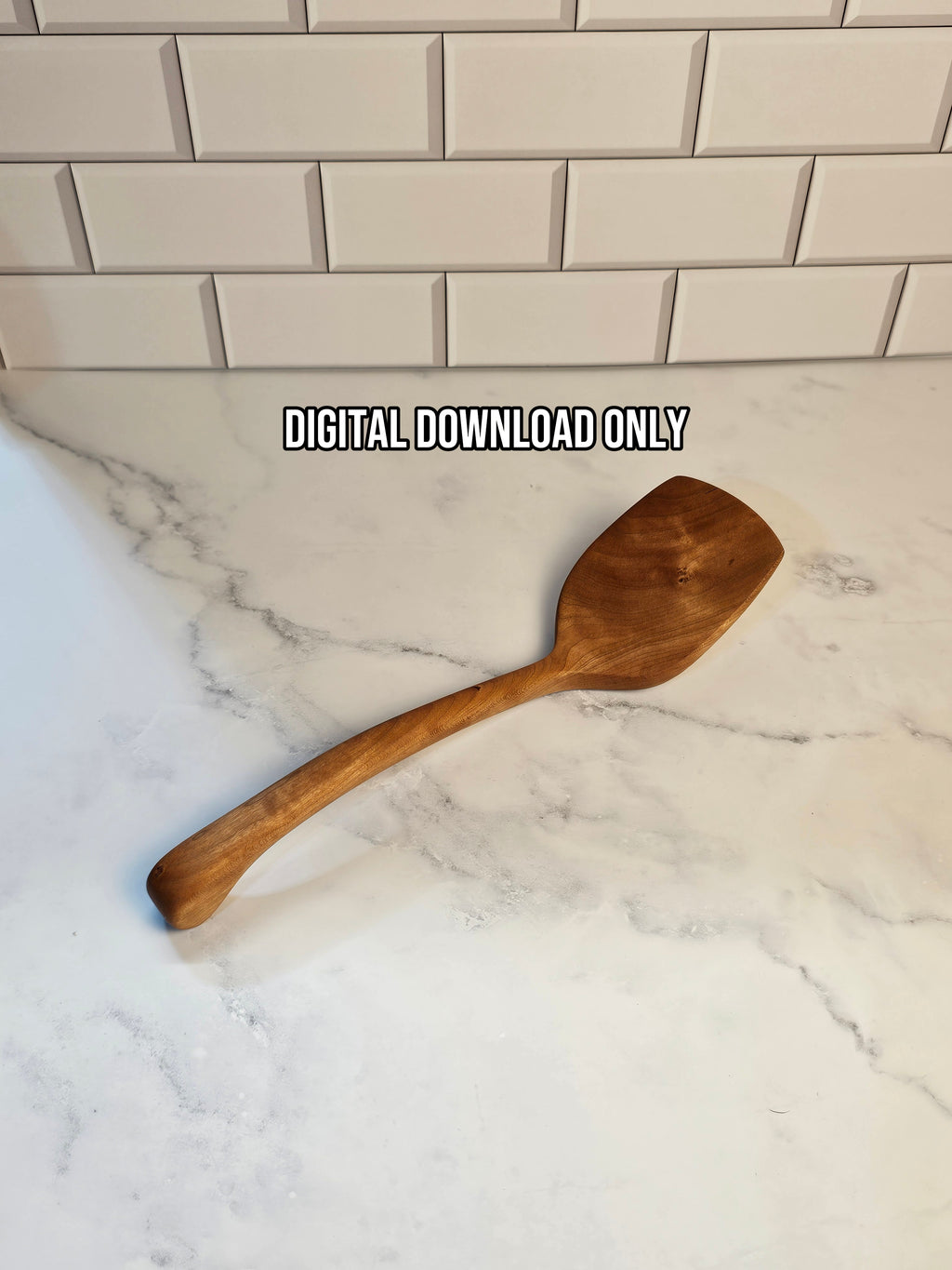 Wooden Pancake Flipper Spatula Template – Printable Woodworking PDF