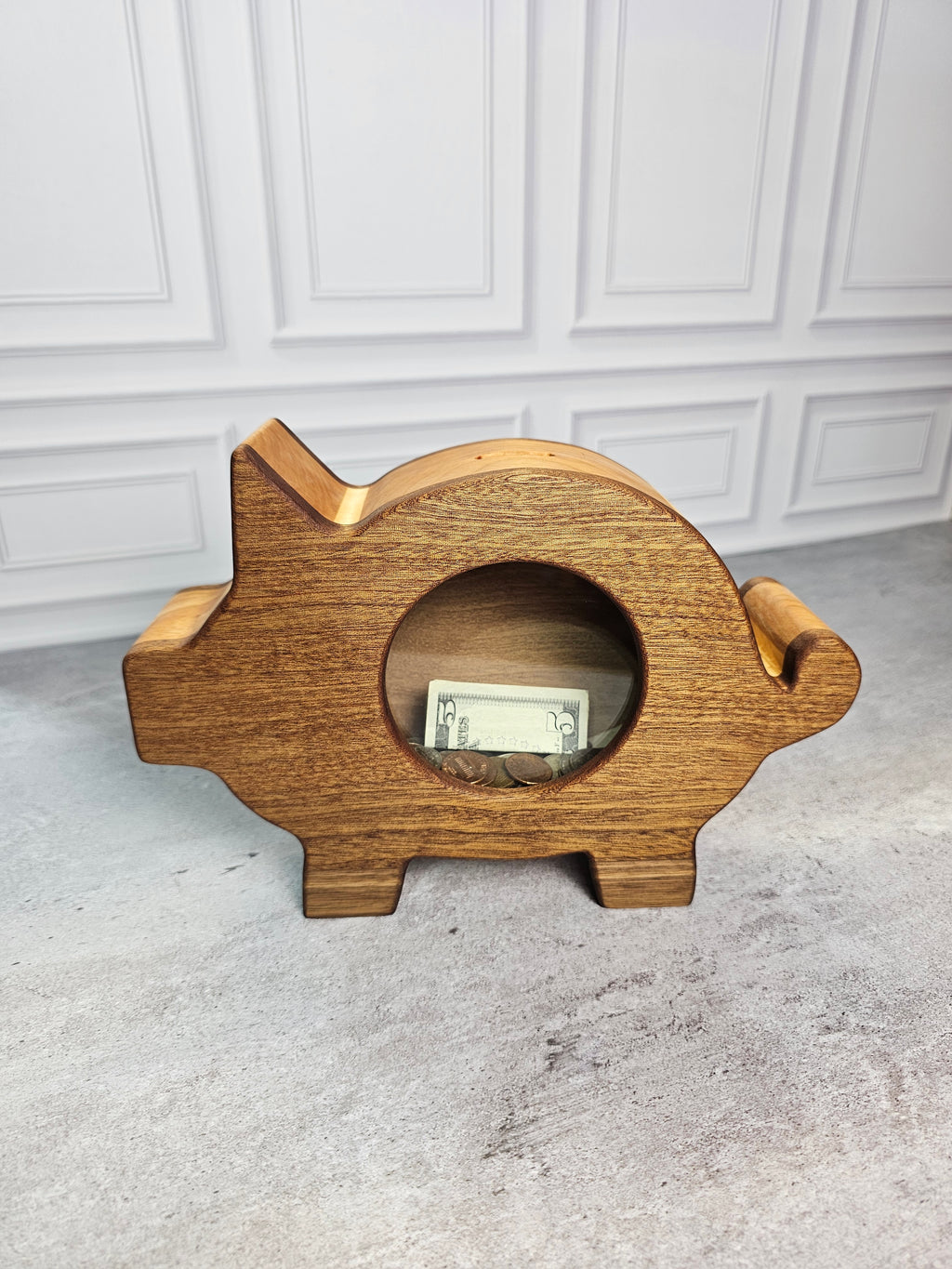 Wooden Piggy Bank Digital Woodworking Plan & PDF Template