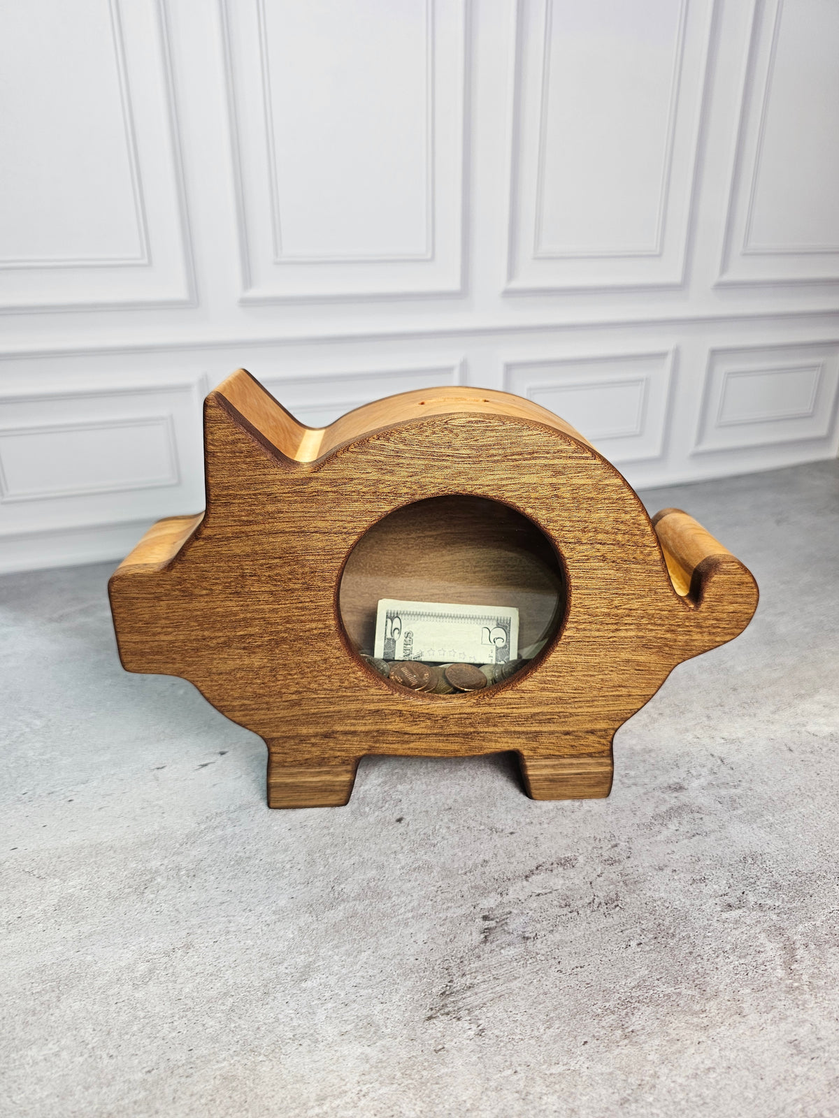 Wooden Piggy Bank Digital Woodworking Plan & PDF Template