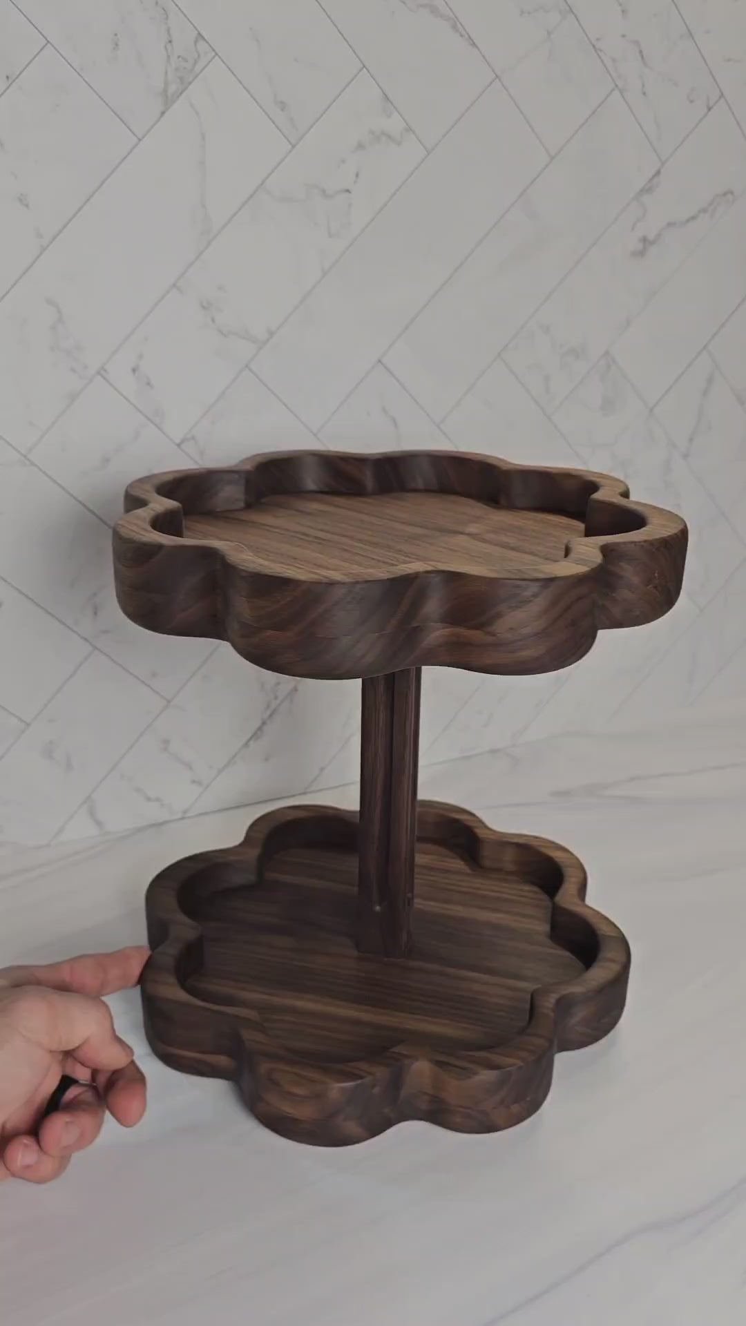 Two-Tier Rotating Vanity Organizer Plans and Templates (Digital Download)