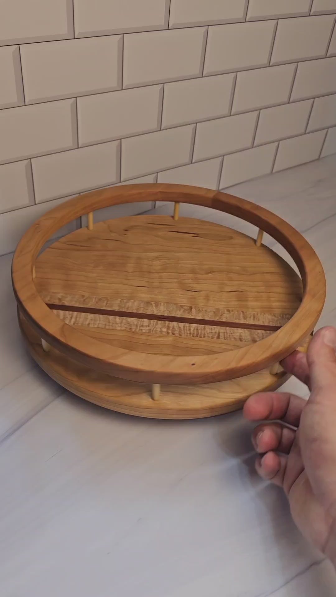 Lazy Susan Woodworking Plans – Floating Ring Turntable | Digital PDF